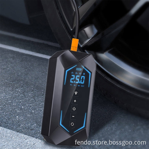 Wholesale 7.4/12V LED Digital Display Tyre Compressor - Portable Air Pump